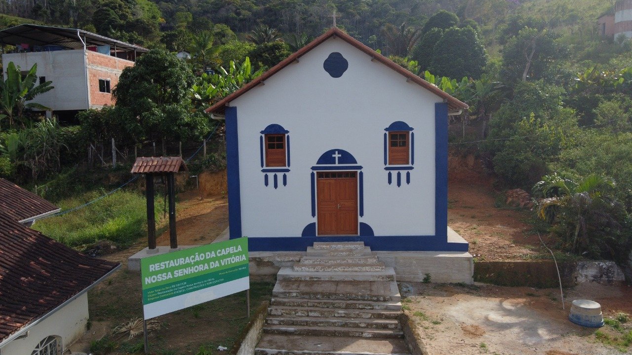 Capela na Serra dos Cocais, em Fabriciano, é restaurada