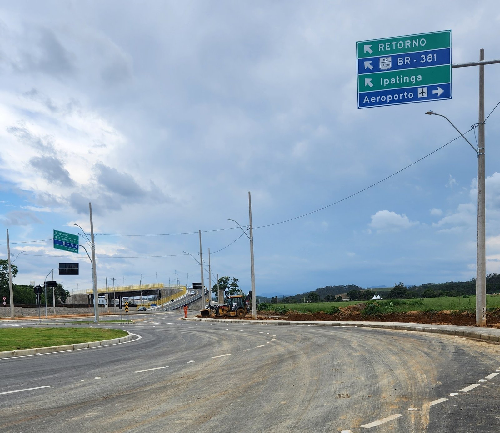 Aeroporto Regional do Vale do Aço ganha acesso por viaduto