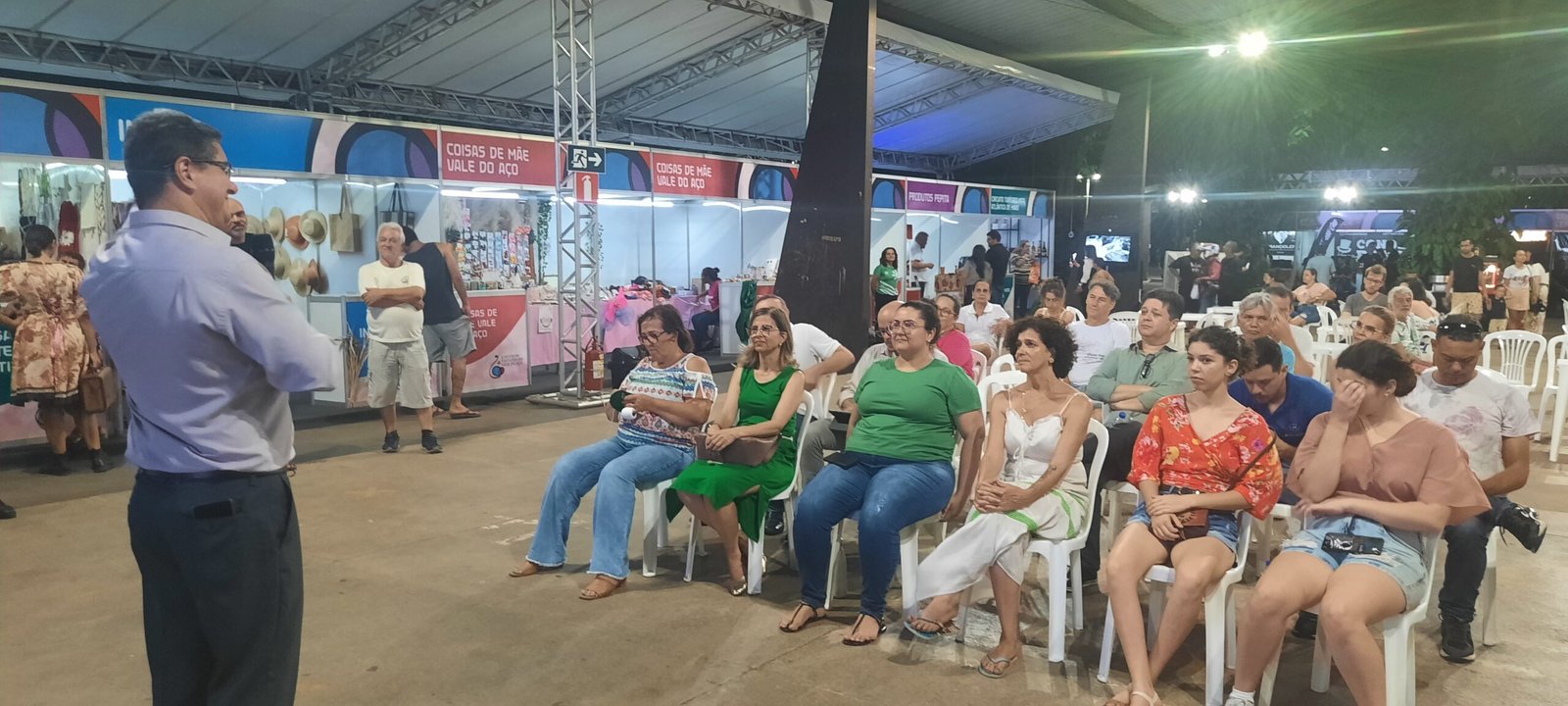 Presidente da Fecitur visita Feira de Turismo do Vale do Aço
